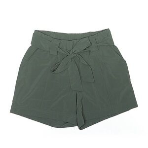 Athleta High Waist Green Tie Shorts